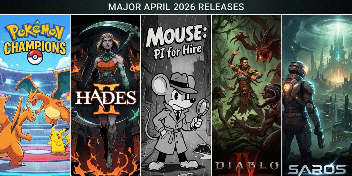 April’s Packed Schedule for Game Releases